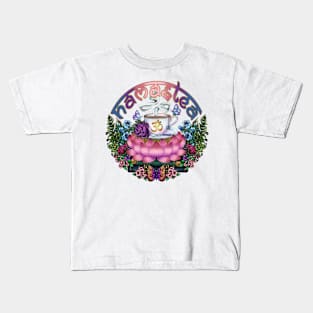 Namastea Namaste Lotus Tea Kids T-Shirt